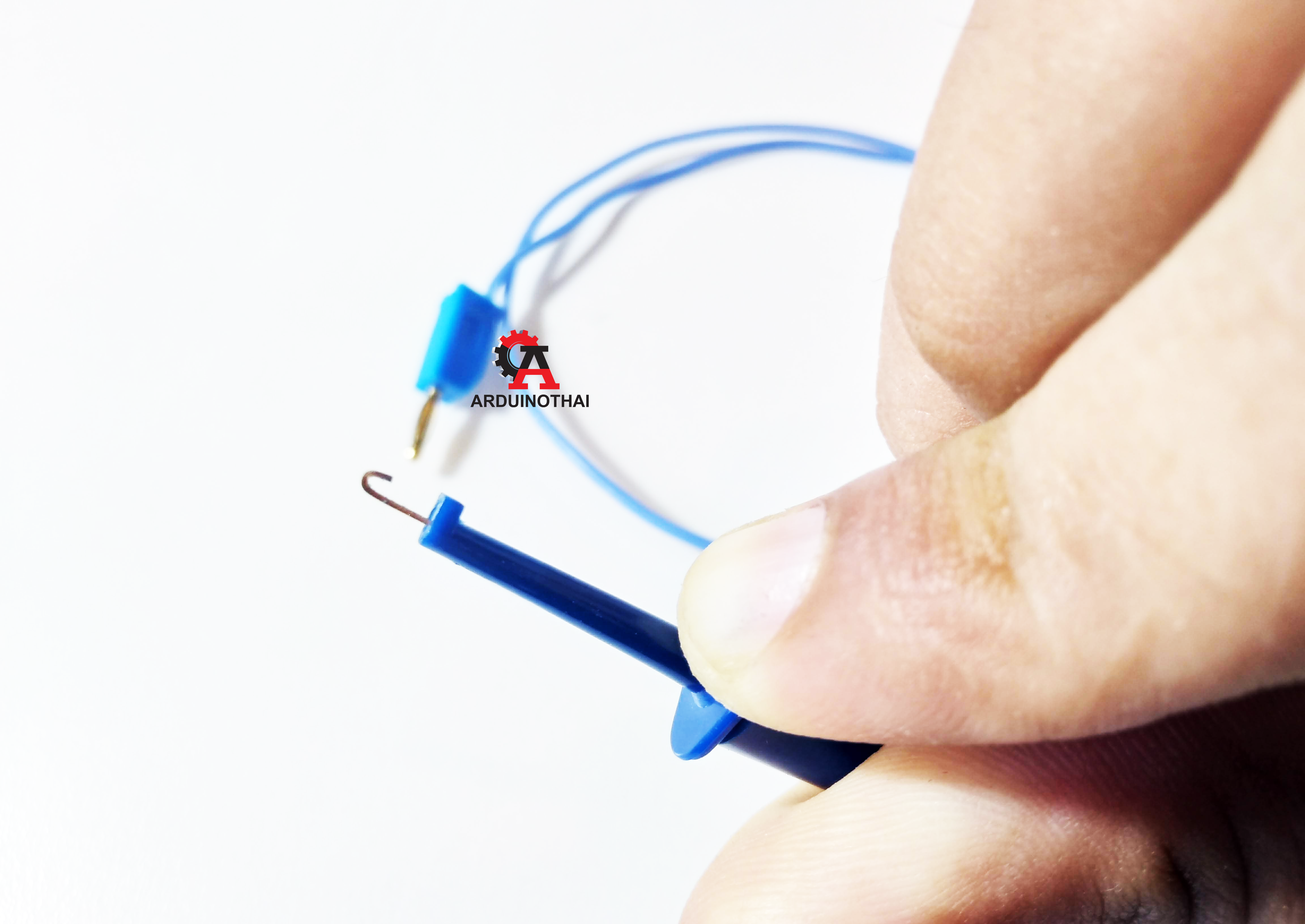 Banana to Clip Jack ขนาด 2mm ยาว 50cm สำหรับบอร์ด KidBright