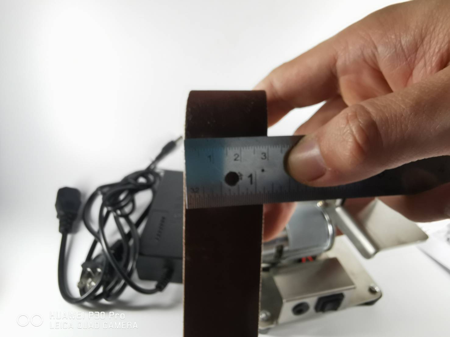 ES14 เครื่องขัดสายพานมินิ สำหรับ ขัด ไม้ พลาสติก เหล็ก ลับคมใบมีดต่างๆ