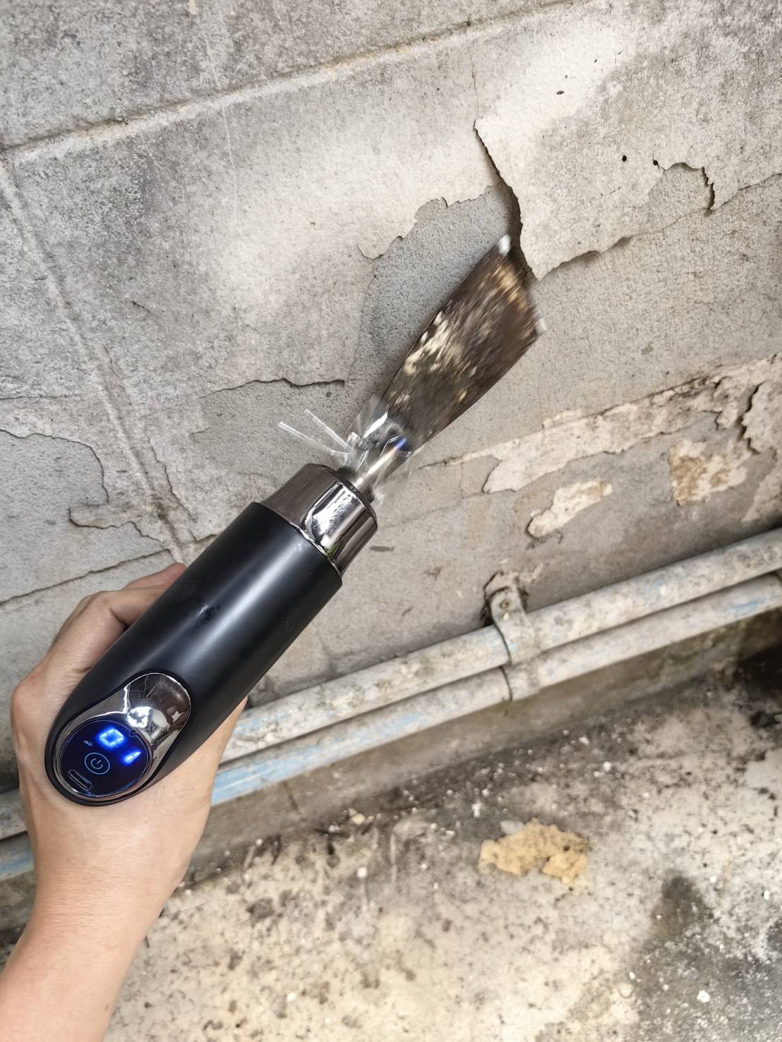 ES35 เครื่องขูดสี ขัดสีสนิม นวด ไร้สาย สำหรับงาน DIY บ้านๆ