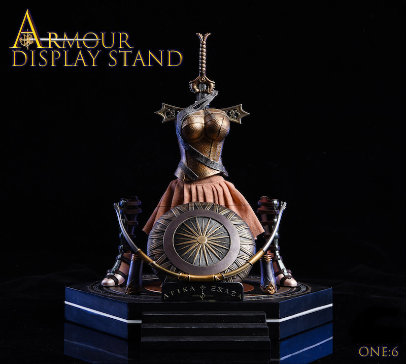 TYStoys SJT-A 1/6 Armour Display Stand - Amazon female fighter Battle Armor
