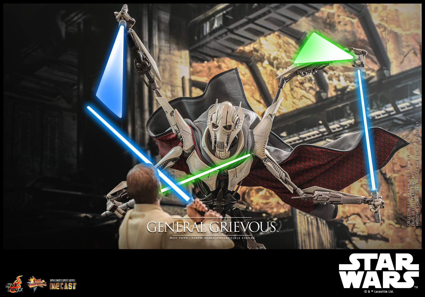 Hot Toys MMS760D67 Star Wars Episode III: Revenge of the Sith - General Grievous