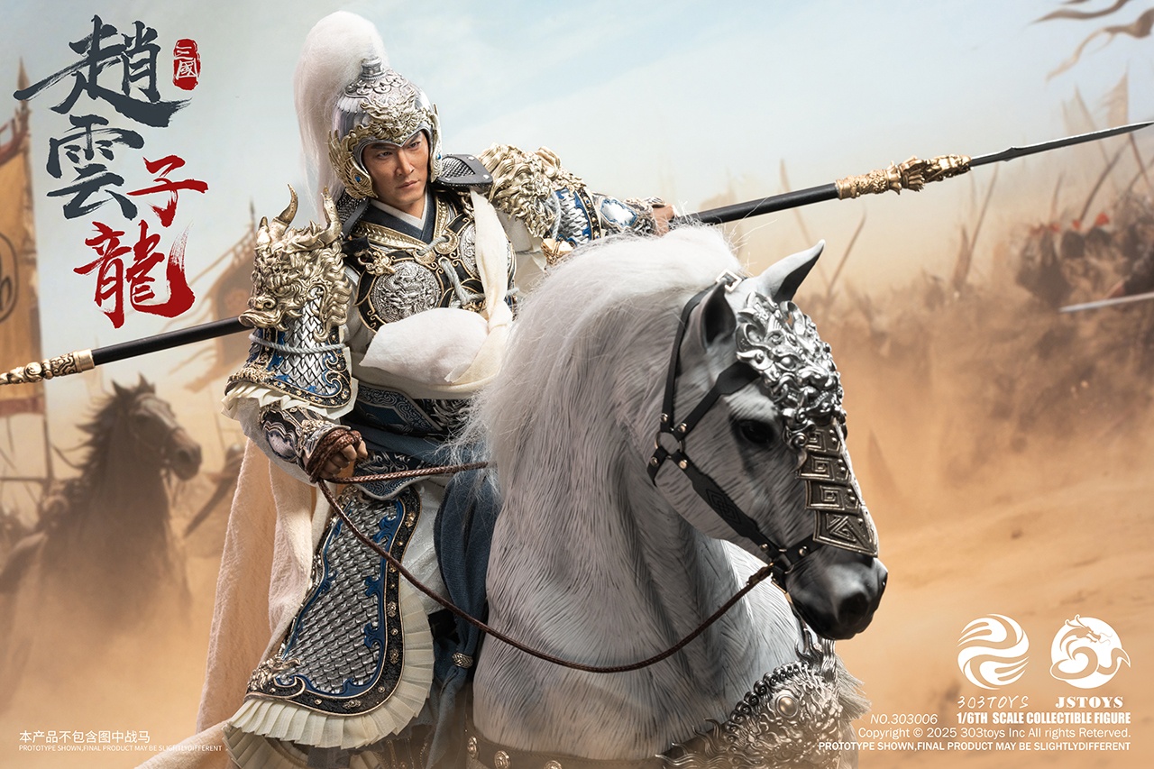 303TOYS x JSTOYS NO.303006 THREE KINDOMS - EVER-VICTORIOUS ZHAO YUN, ZILONG (EXCLUSIVE EDITION)
