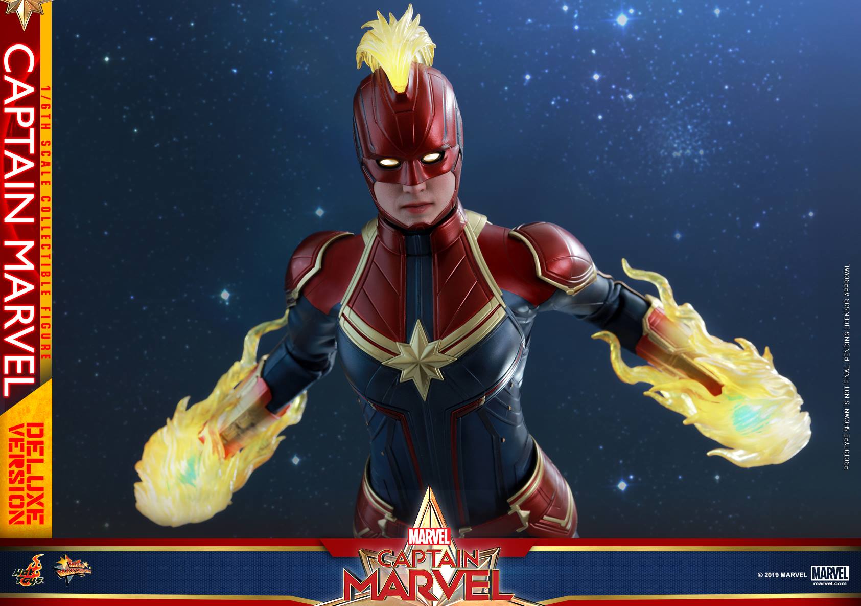 Hot Toys MMS522 CAPTAIN MARVEL - CAPTAIN MARVEL (DELUXE VERSION)