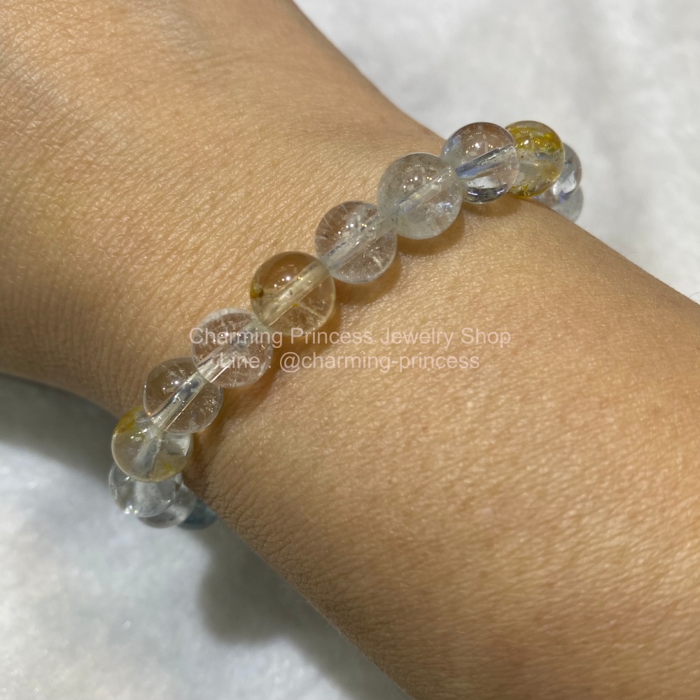 Color of Blue Topaz โทพาสหลากสี 8 มม เป็นสัญสักษณ์ของความมีอำนาจ และเฉลียวฉลาด