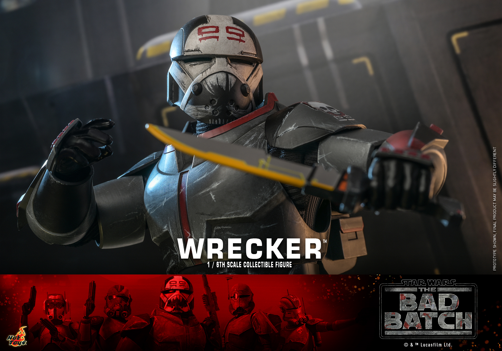 Hot Toys TMS099 1/6 Star Wars: The Bad Batch™ - Wrecker™