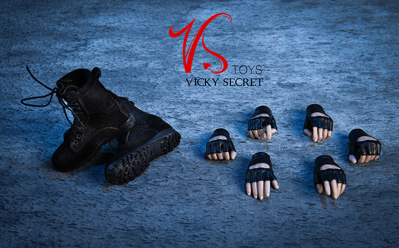 VSTOYS 18XG13-B Clothing Set Battlefield Girl Black