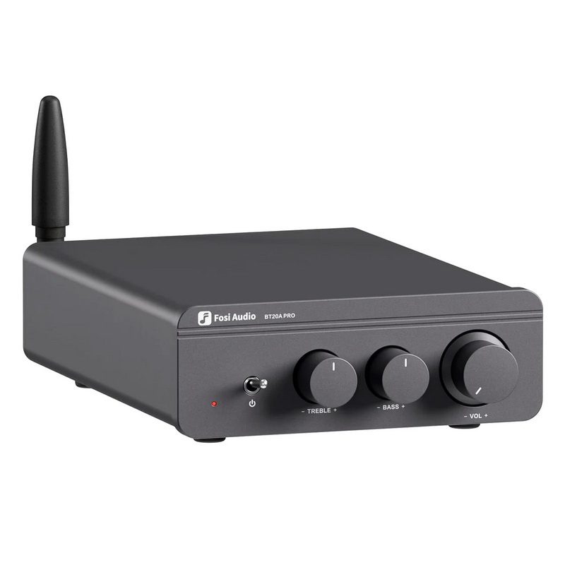 Fosi Audio BT20A Pro-48V Bluetooth Amplifier ClassD ชิป TPA3255 อัพเกรด Op-Amp ได้ ประกันศูนย์ไทย