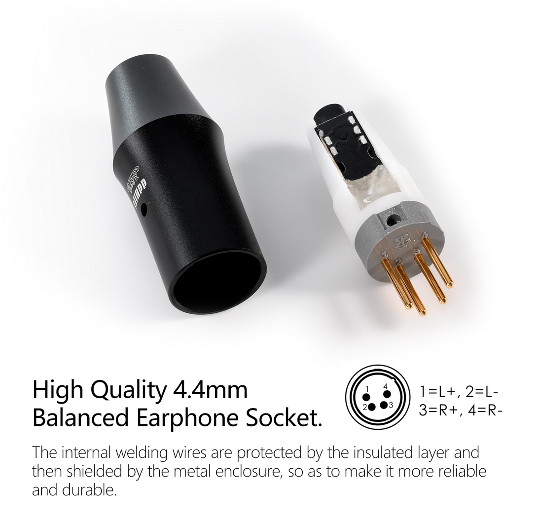 ขาย DD XLR44B (2022) อะแดปเตอร์แปลง XLR 4Pin เป็น 4.4mm Balanced