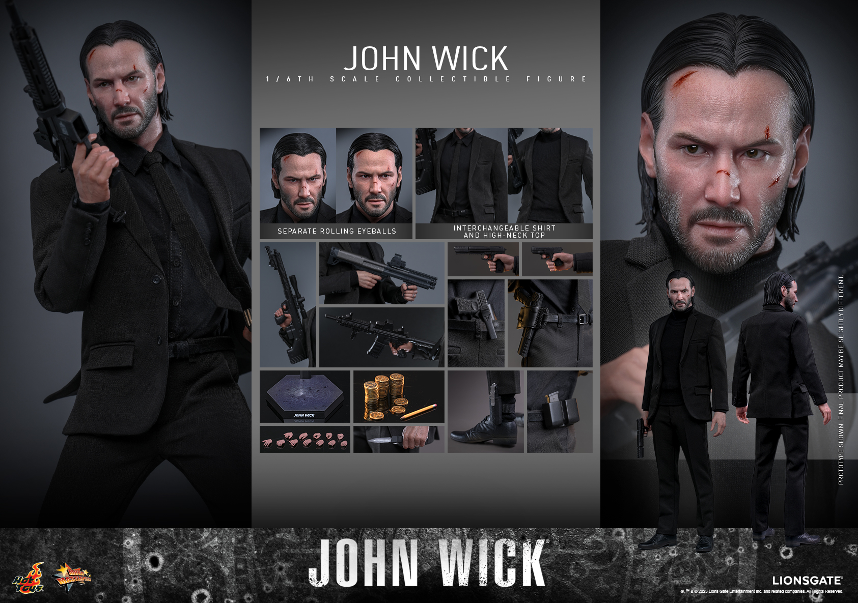 Hot Toys MMS832B John Wick - John Wick (Special Edition)