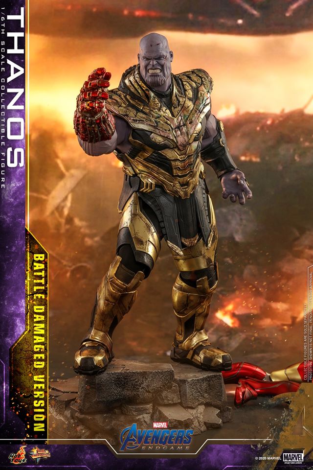 Hot Toys MMS564 Avengers: Endgame 1/6 Thanos (Battle Damaged Version) (16)