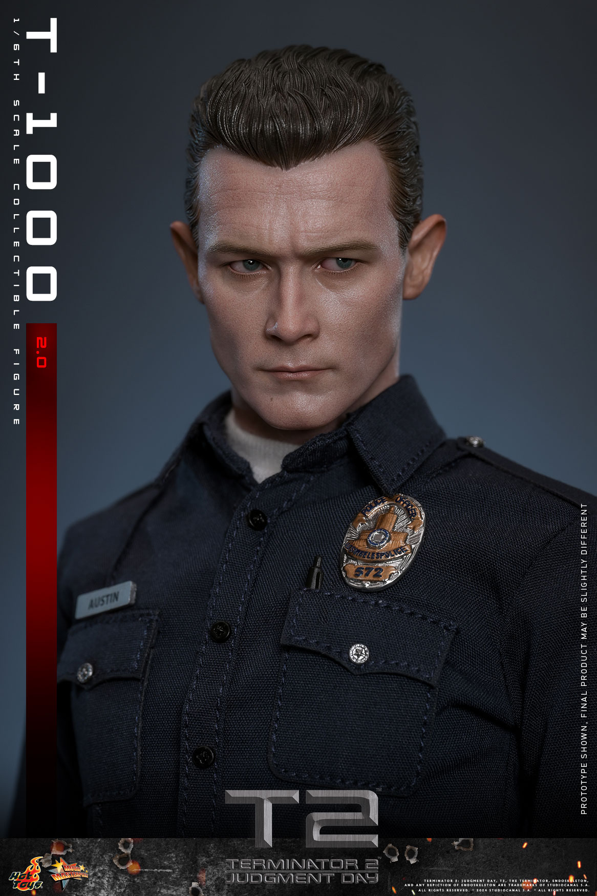 Hot Toys MMS774 Terminator 2: Judgment Day - T-1000 (2.0)