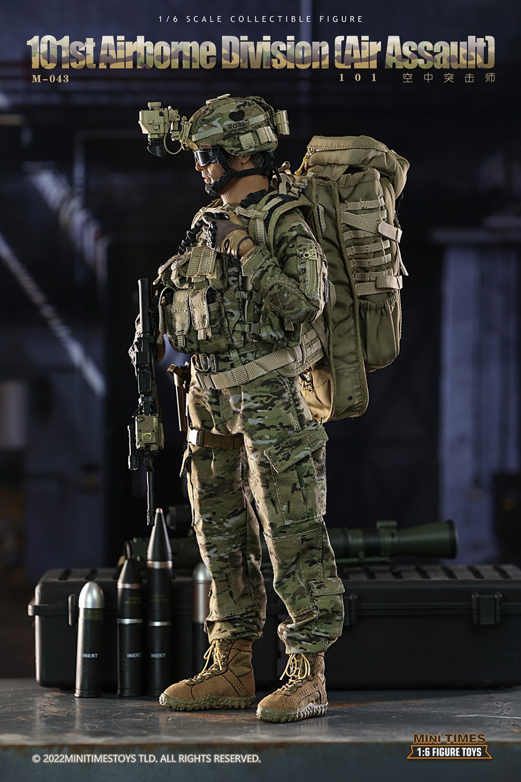 MINI TIME MT-M043 1/6 101st Airborne Division Air (Assault)