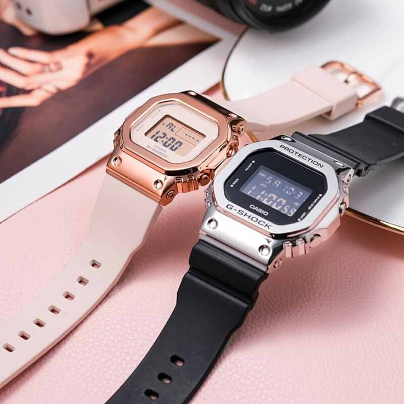 นาฬิกาข้อมือ Casio G-shock Mini สำหรับผู้หญิง GM-S5600 Series รุ่น GM-S5600-1 | GM-S5600G-7 | GM-S5600PG-1 | GM-S5600PG-4