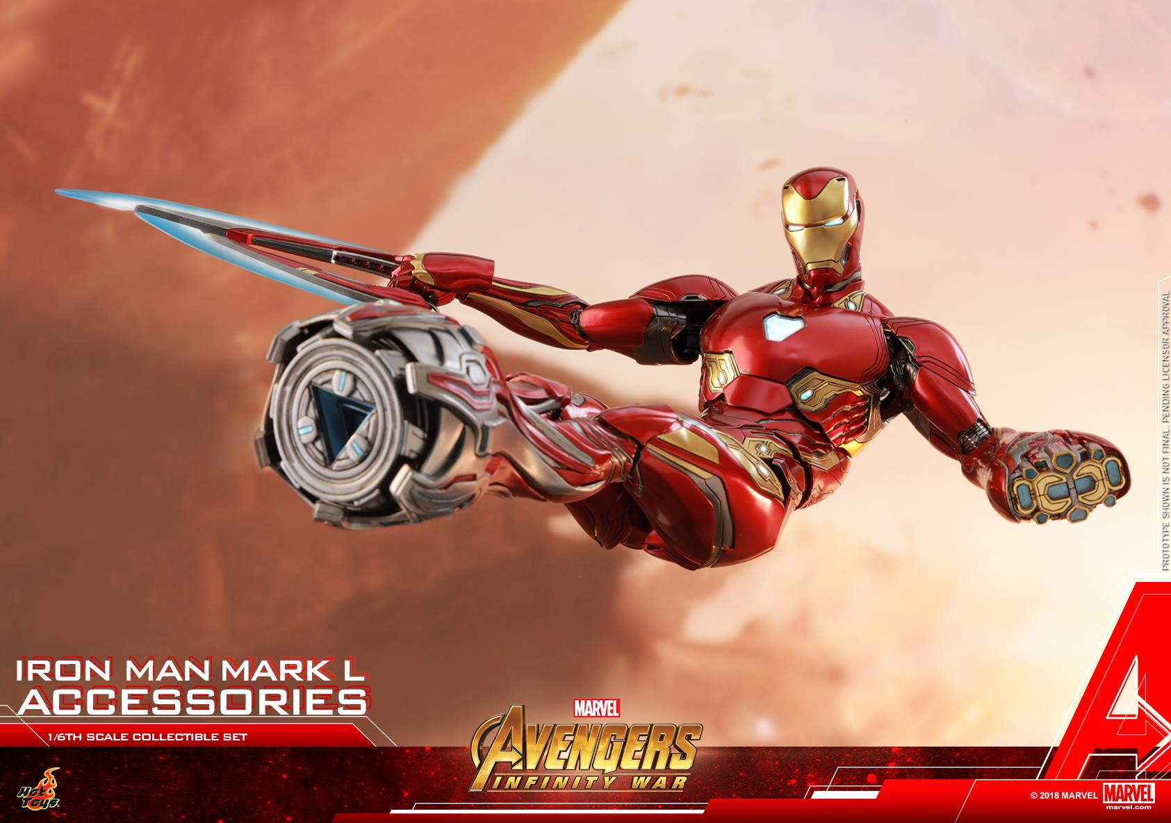 Hot Toys ACS004 AVENGERS: INFINITY WAR - IRON MAN MARK L (ACCESSORIES)