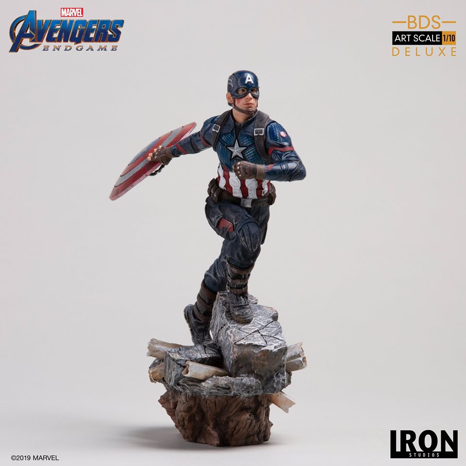 Iron Studios Deluxe BDS Art Scale 1/10 Avengers: Endgame - Captain America