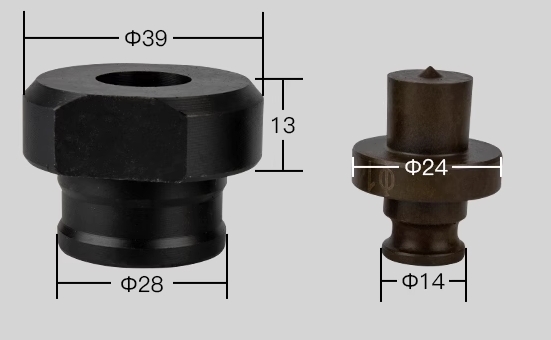 OT174 ตัวปั๊มเจาะรูเหล็ก 6.5-16 มิล สำหรับ DIY สว่านแท่น เครืองอัดไฮดรอลิค เจาะรุเหล็ก