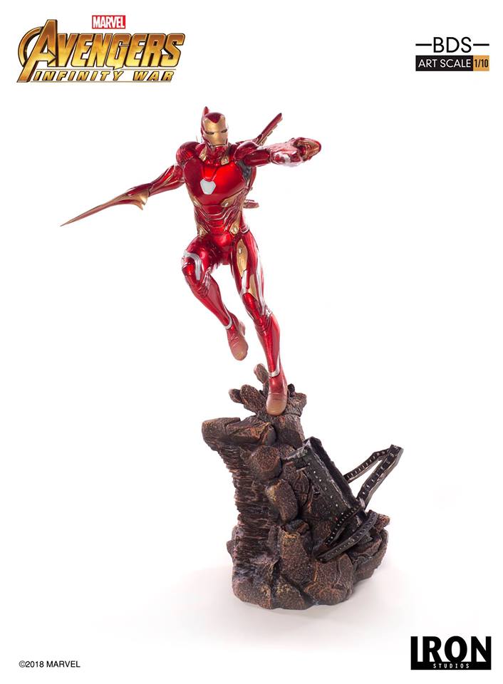 Iron Studios BDS Art Scale 1/10 Avengers: Infinity War - Iron Man MK.50
