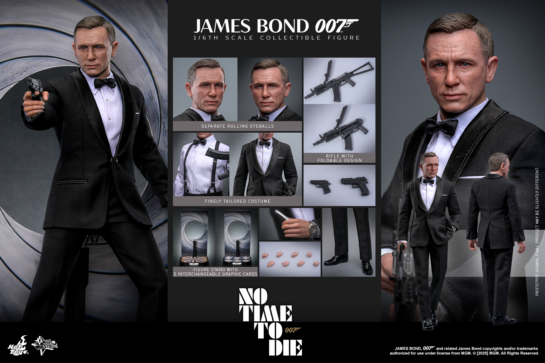 Hot Toys MMS803 No Time To Die - James Bond