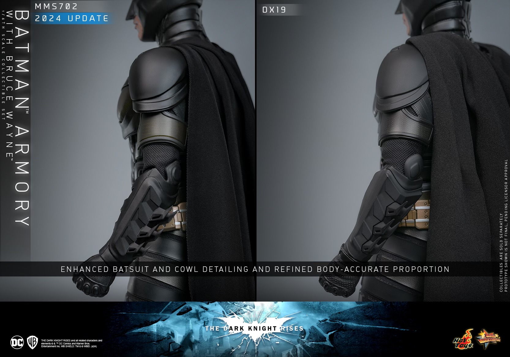 Hot Toys MMS702 1/6 The Dark Knight Rises - Batman Armory with Bruce Wayne
