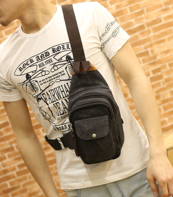พร้อมส่งกระเป๋าผู้ชายคาดไหล่แฟขั่นเกาหลี