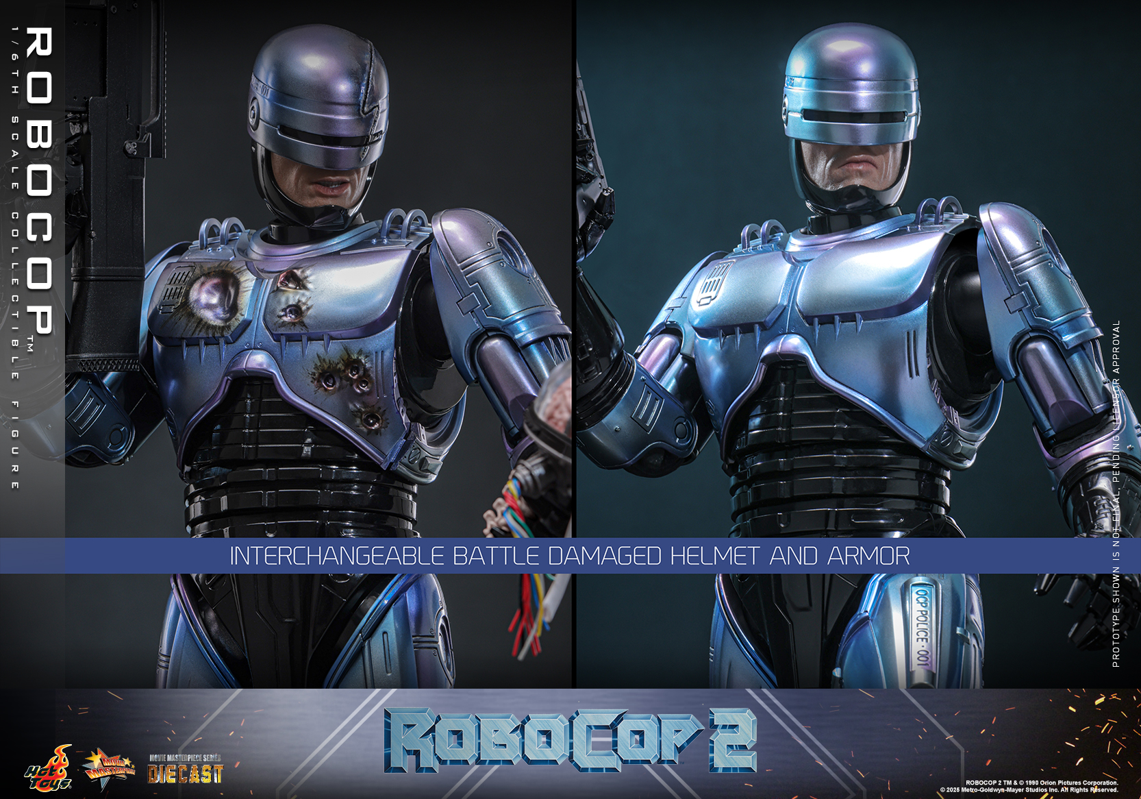 Hot Toys MMS827D74 RoboCop 2 - RoboCop