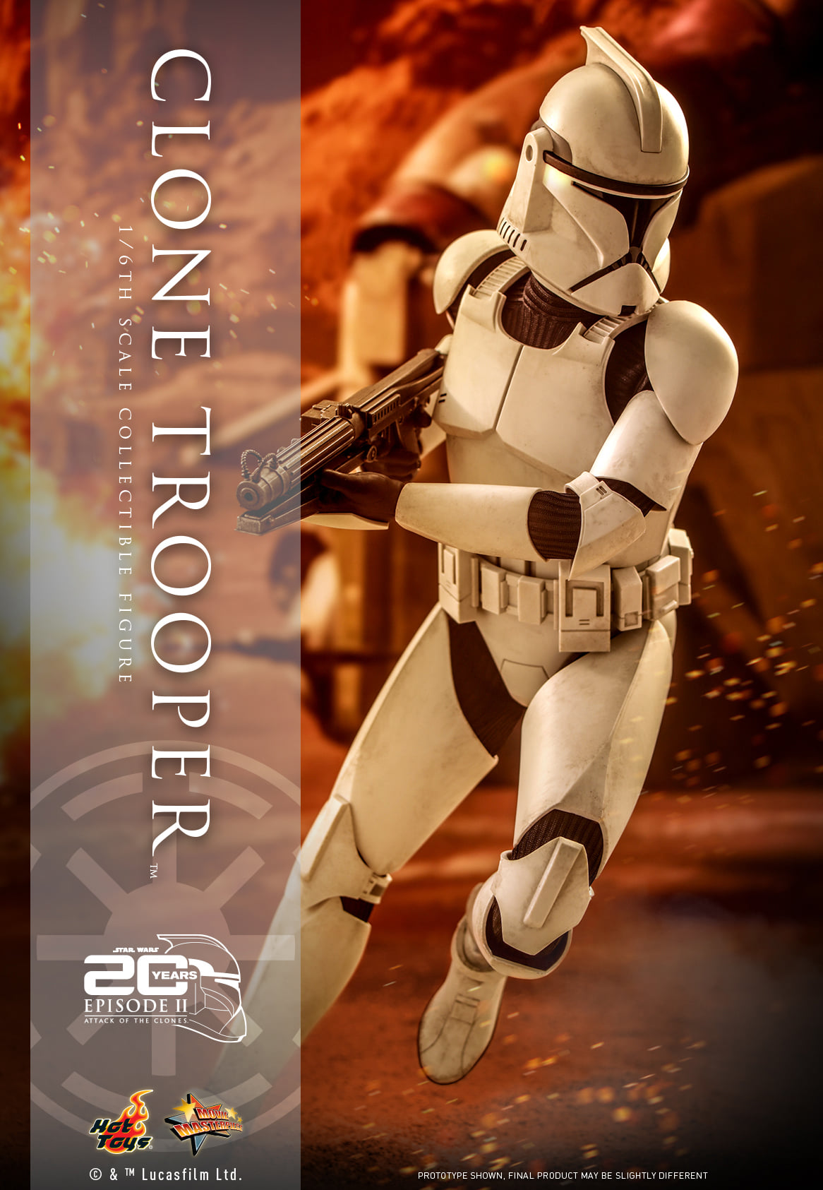 Hot Toys MMS647 1/6 Star Wars Episode II: Attack of the Clones™ - Clone Trooper™