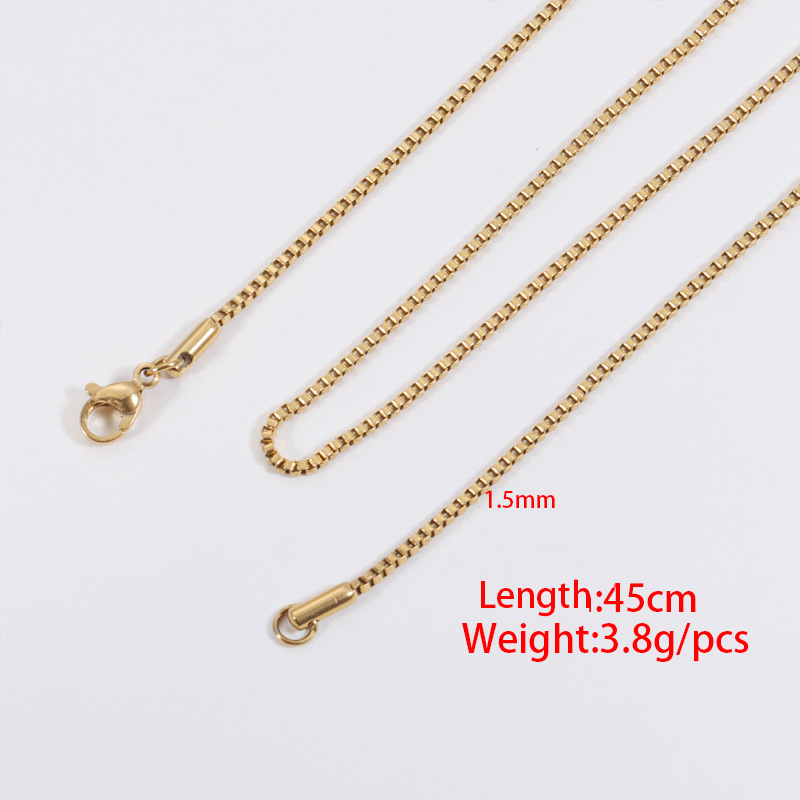 “เช็คสินค้าทัก line ก่อนโอนนะคะ”สร้อยคอสำหรับผิวแพ้ง่าย Plain_NT355