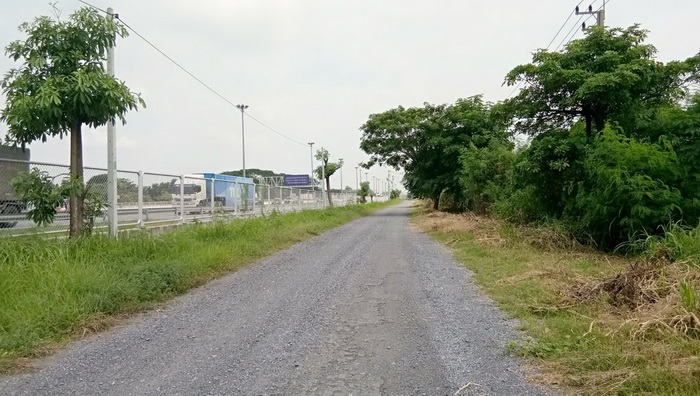 ขายถูก ที่ดิน 5 ไร่ คลอง 4 ถ.เลียบมอเตอร์เวย์ฝั่งตะวันตก คลองหลวง ปทุมธานี ขายเท่าราคาประเมิน ที่ดินติดถนนสาธารณประโยชน์