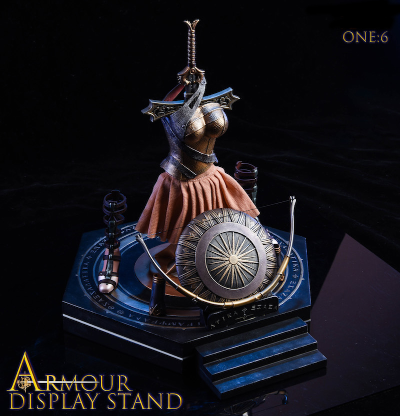 TYStoys SJT-A 1/6 Armour Display Stand - Amazon female fighter Battle Armor