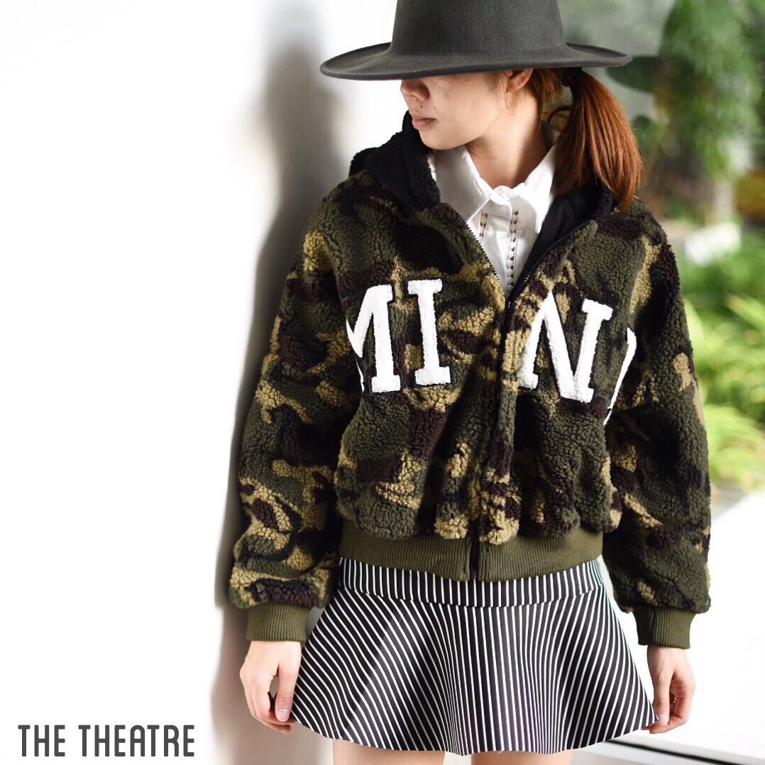 New!!! Malitary mini jacket แจ๊คเก็ตลายทหาร มีฮูด น่ารักแบบเท่ห์ๆมากๆ
