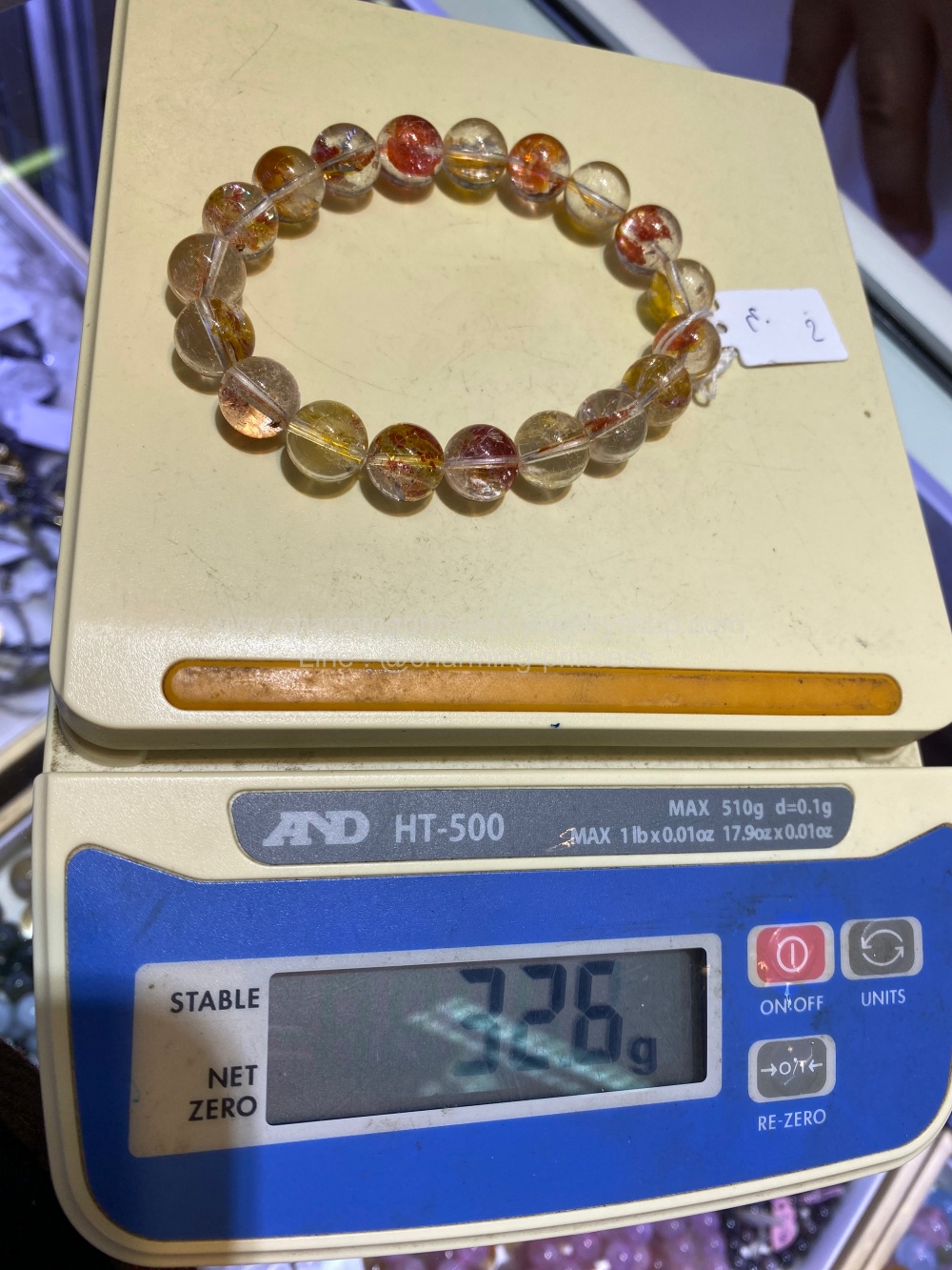 Limonite ไลโมไนต์ หรือ ลิโมไนต์อ ยู่ภายใน Quartz อัญมณีที่หายากในตลาด 10 มม ทำให้บรรลุถึงเป้าหมายที่ยิ่งใหญ่