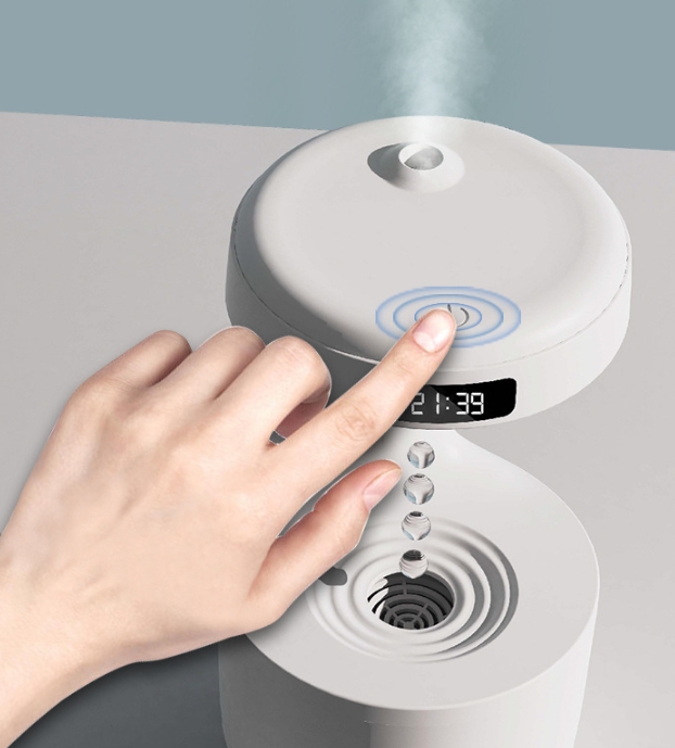 OT177 เครื่องทำความชื้น เครื่องพ่นไอน้ำอโรม่า หยดน้ำต้านแรงโน้มถ่วง