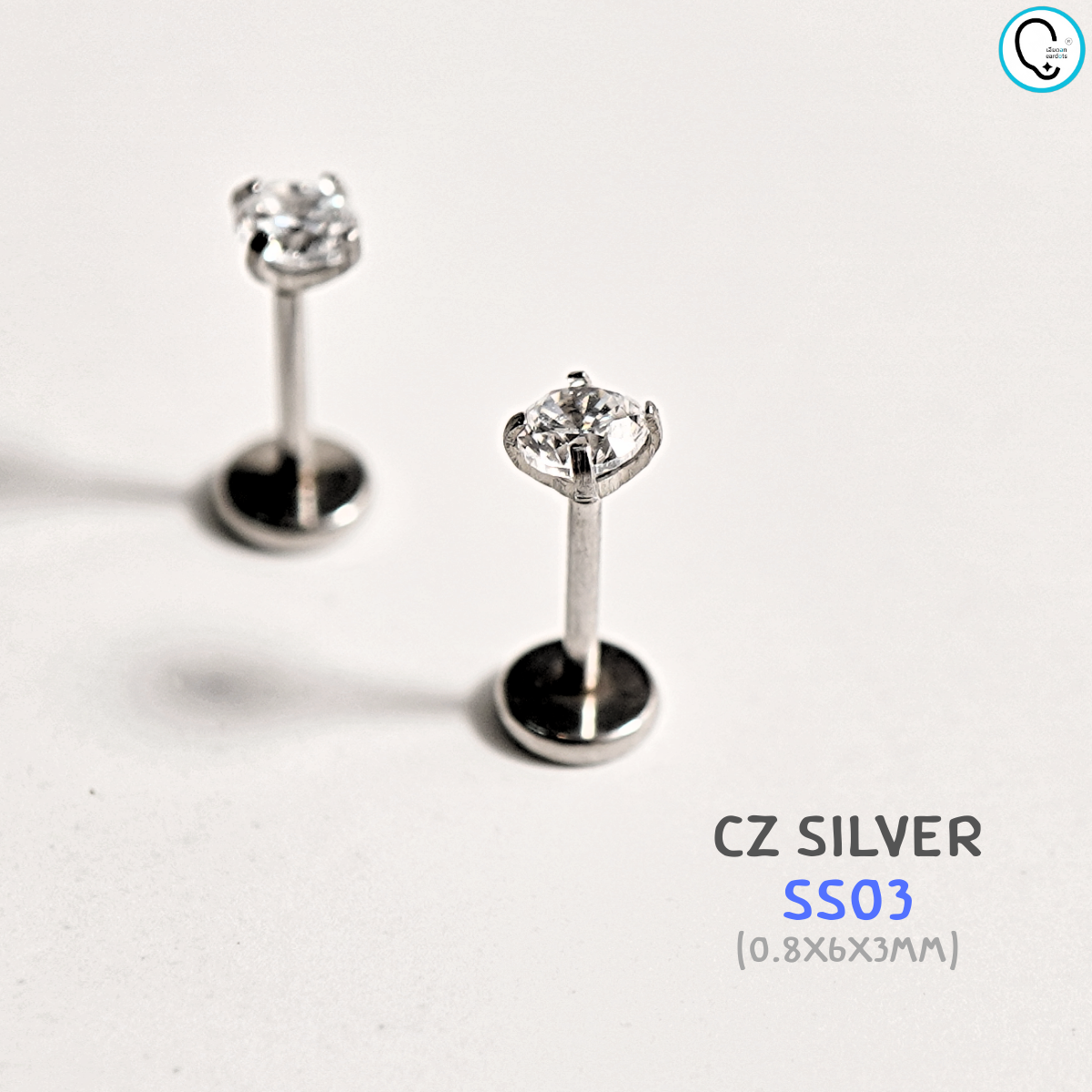 “เช็คสินค้าทัก line ก่อนโอนนะคะ” จิวแป้นแบน แบบเสียบ และ แป้นขันน๊อต สแตนเลสเกรดมีตัดแพทย์_SS00