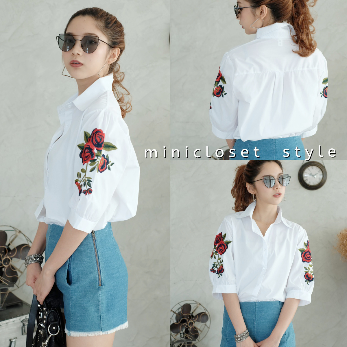 เอาใจสาวๆที่ชอบงานปักสวยๆ กับเสื้อเชิ้ตงานปักอกเด่นสุดๆ งานปักแน่น แขนสามส่วน กระดุมผ่าหน้าใส่สวย ใส่สะดวกค่ะ