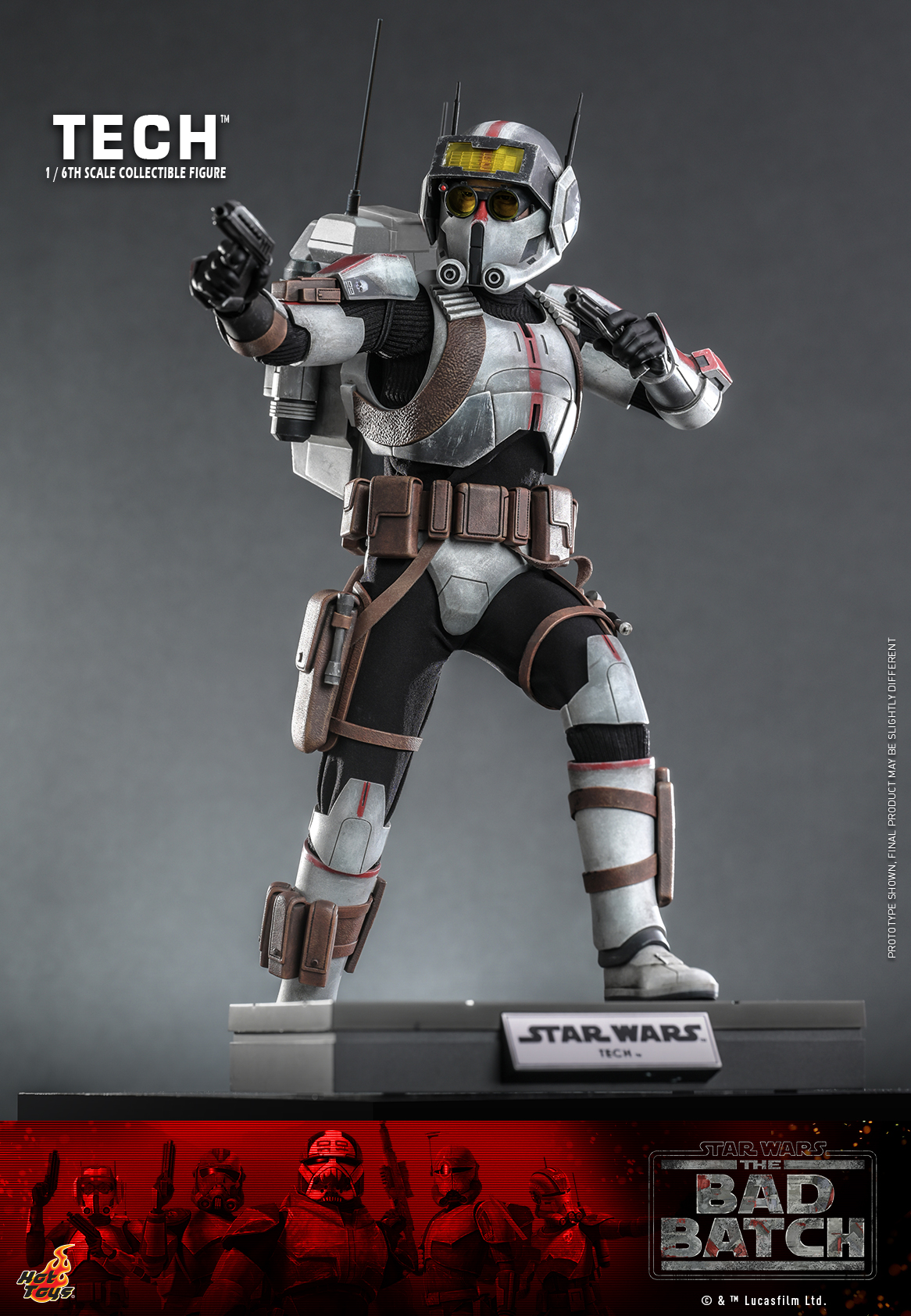 Hot Toys TMS098 1/6 Star Wars: The Bad Batch™ - Tech™