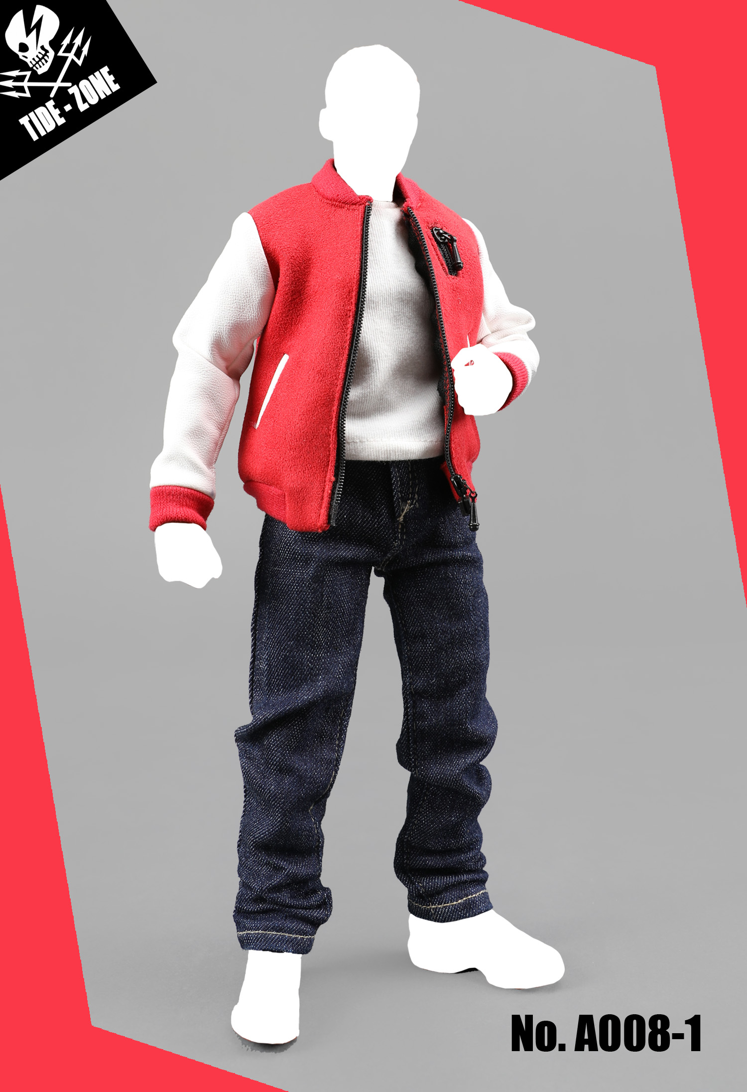 TIDE-ZONE A008 Baseball blouses suit