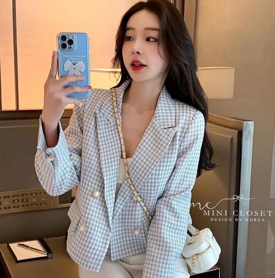 Blazer เบลเซอร์ลายสก๊อต