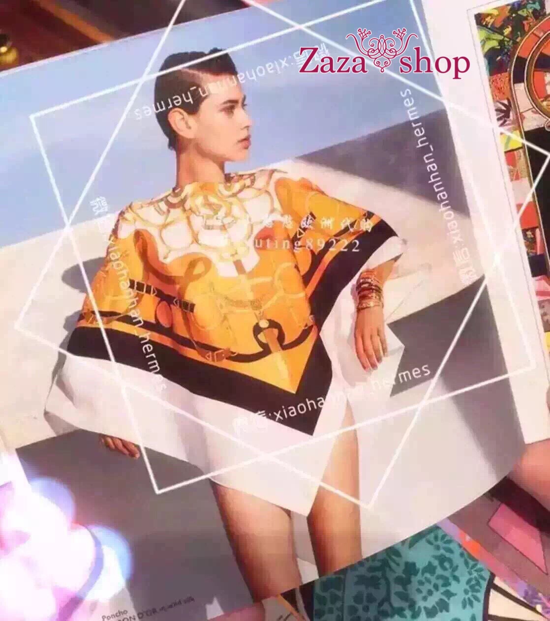 New Arrival HOT HIT Hermes 2016 เสื้อคลุม คอปาด เสื้อทรงวี. ทรงคล้ายผ้าพันคอ เนื้อผ้าลื่น งานชนช้อป งานสกรีนคอชัด เหมือนช้อปเป๊ะ คุณลูกค้า ใส่เสื้อกล้ามตัวในแล้วใสทับ จัดเซทคู่กับกางเกงตัวเก่งของคุณ แม่ค้าใจดีแถมเข็มขัด ถักเปีย ใส่รัดเอว ดูคุณนายอย่าบอกใค