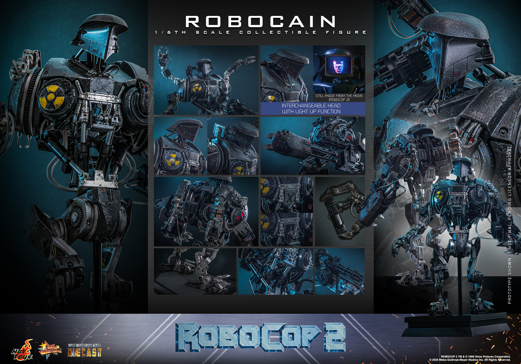 Hot Toys MMS828D75 RoboCop 2 - RoboCain