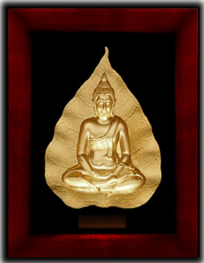 พระมองตาม ศิลปะหินทราย พระหันหน้าได้ สมาธิ สีทอง จิ๋ว ขนาด Size 14x19x4.5 cm. Price ราคา 990 บาท