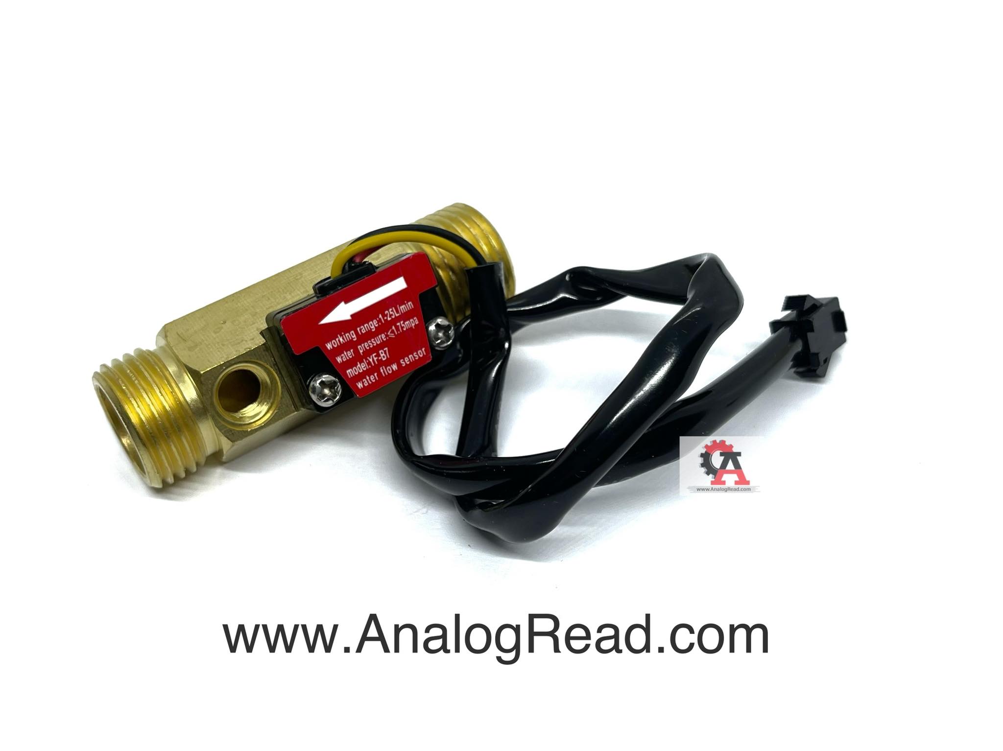 Water Flow Sensor 1-25 L/min 1.75MPa เซนเซอร์วัดอัตราการไหลของน้ำ