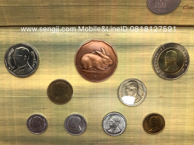 แผงเหรียญหมุนเวียน ปี พ.ศ.2542 (กระต่าย)