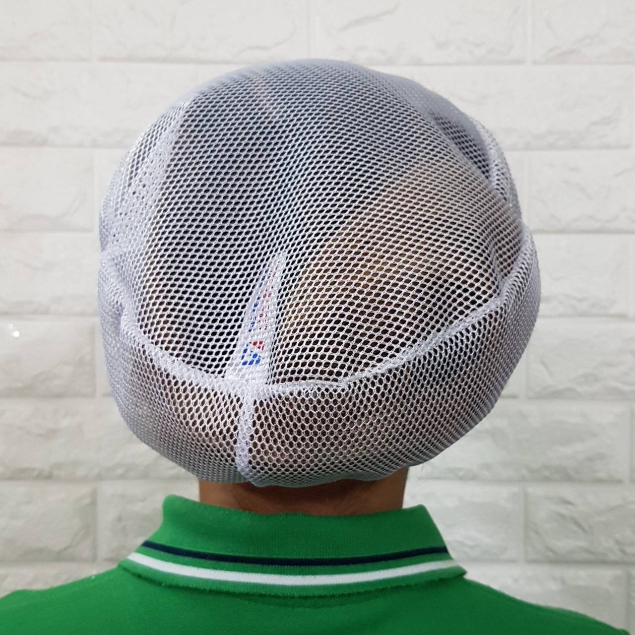 จำนวน 100ใบ หมวกแก้ปตาข่ายเต็มใบ หมวกแม่ครัว หมวกพ่อครัว หมวกทำอาหาร หมวกโรงงาน หมวกพนักงานฝ่ายผลิต หมวกอุตสาหกรรม หมวกคลุมเก็บผมชาย-หญิง