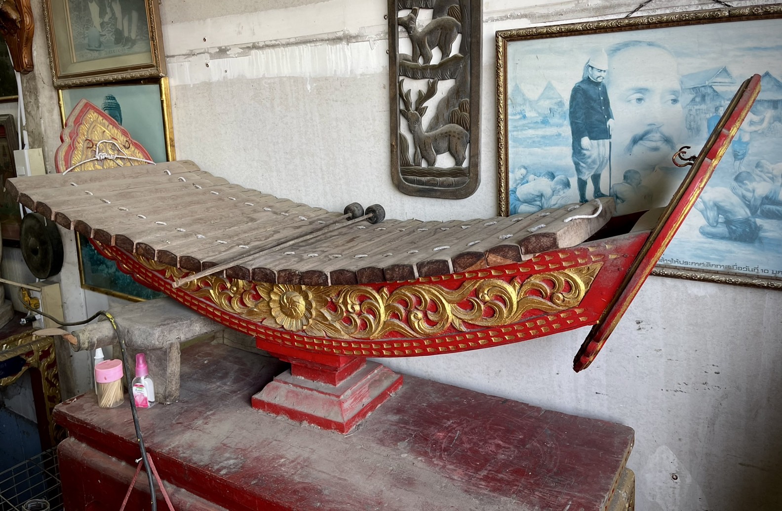ระนาดเอก ระนาดไม้ชิงชัน ระนาดชุดใหญ่ ระนาดไทย