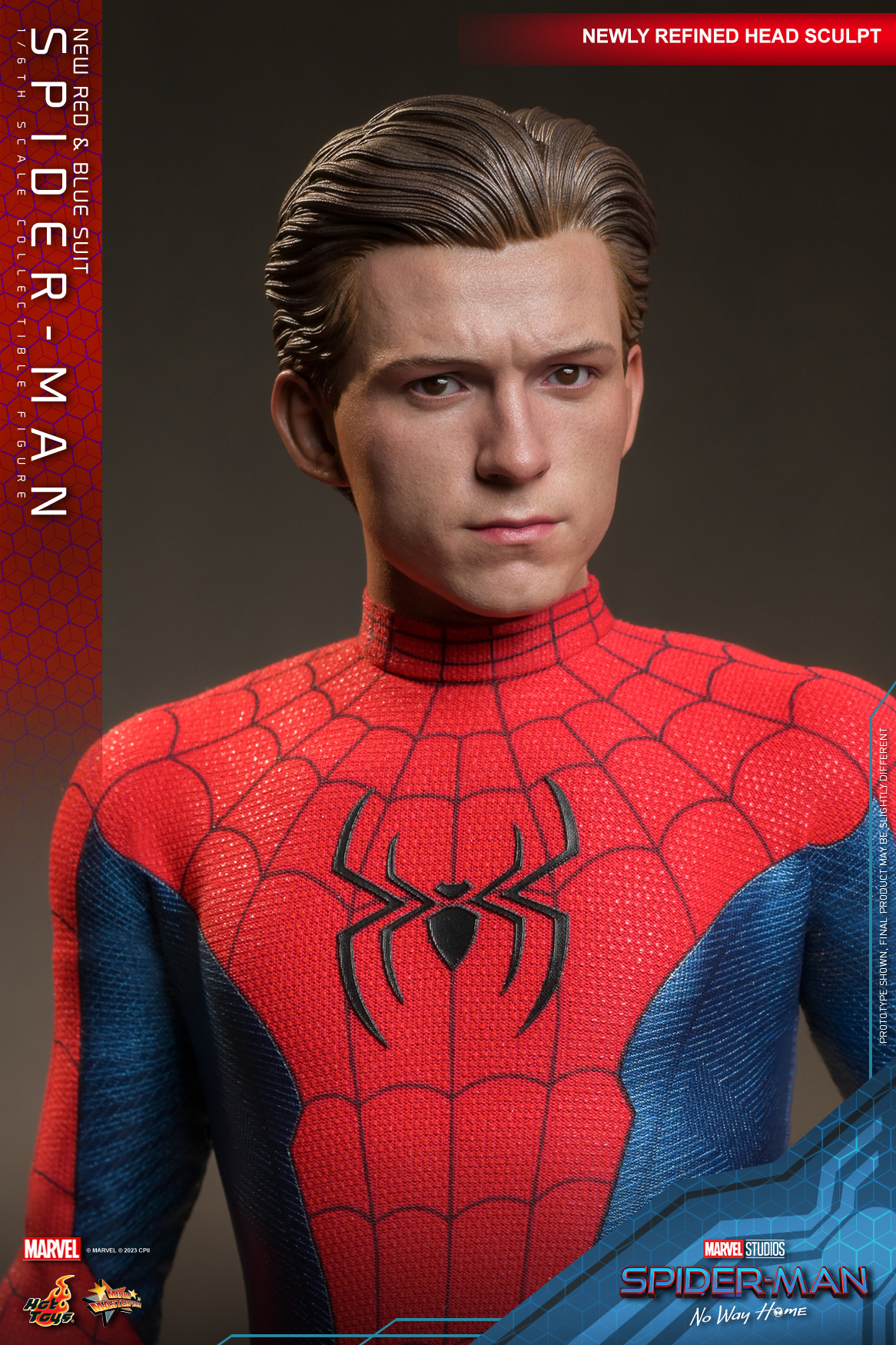 Hot Toys MMS680 1/6 Spider-Man: No Way Home - Spider-Man (New Red and Blue Suit) [Deluxe Version]
