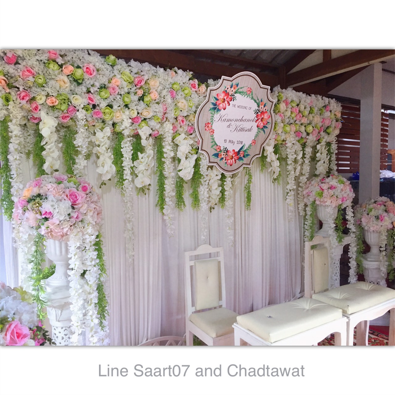 ซุ้มถ่ายรูปงานแต่ง 3 m x 2.2 m