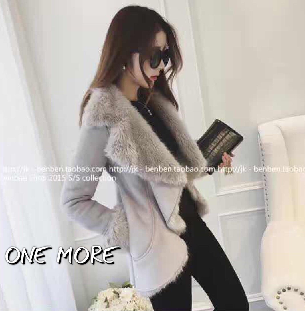 เสื้อคลุมกันหนาว กำมะหยี่ บุด้วยขนแกะเทียม แซมกระเป๋าข้าง ใส่แล้วอุ่น สวยเลิศเฟ้อร์