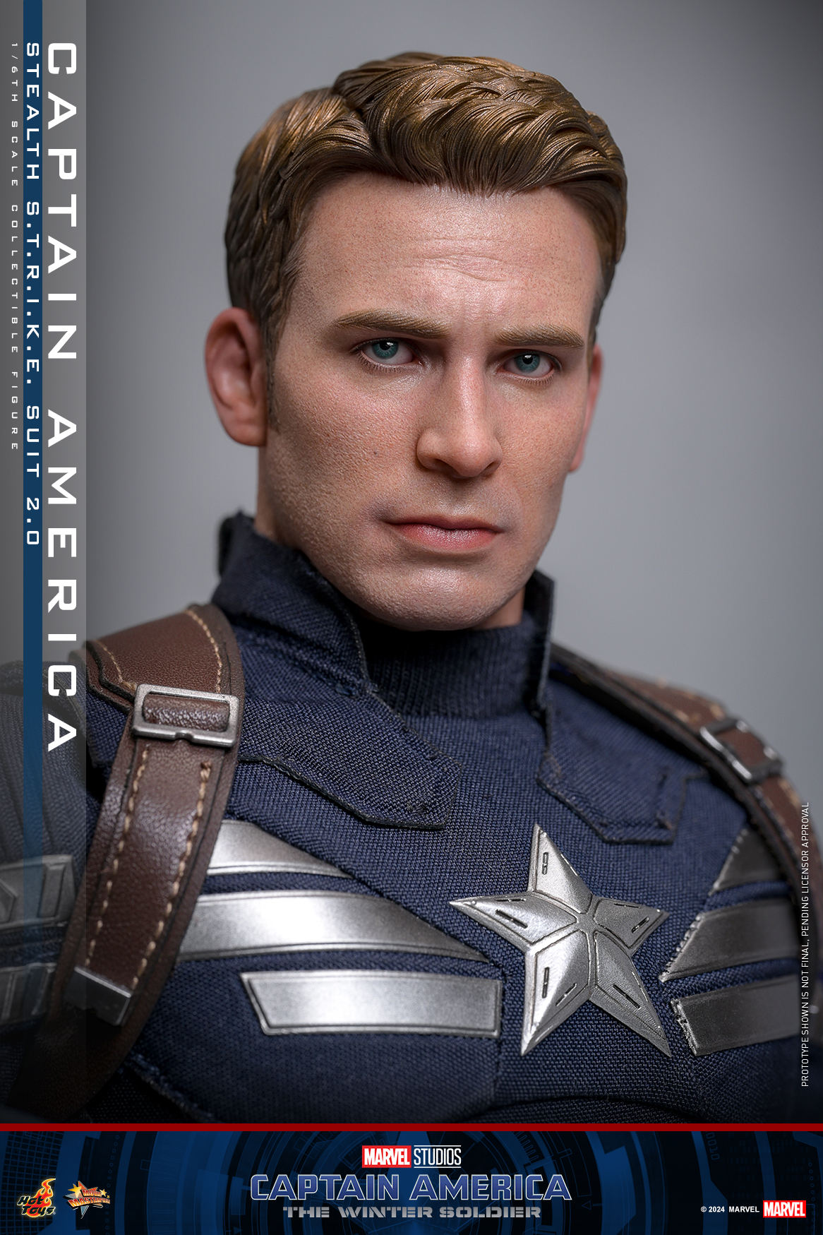 Hot Toys MMS783 Captain America: The Winter Soldier - Captain America (Stealth S.T.R.I.K.E. Suit) 2.0
