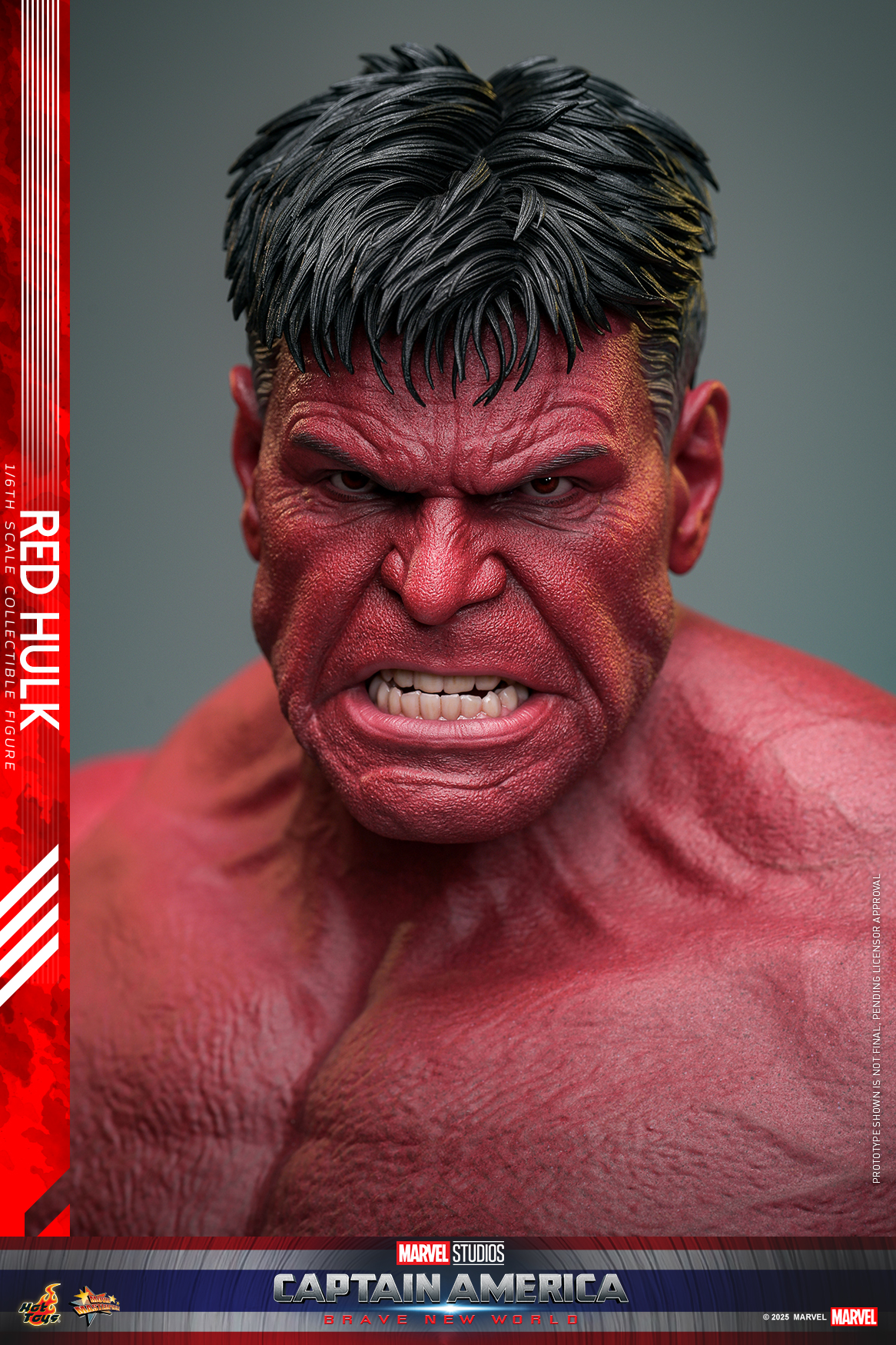 Hot Toys MMS797 Captain America: Brave New World - Red Hulk