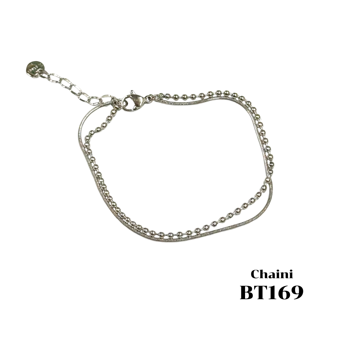 “เช็คสินค้าทัก line ก่อนโอนนะคะ”สร้อยข้อมือสำหรับผิวแพ้ง่าย Chaini_BT169
